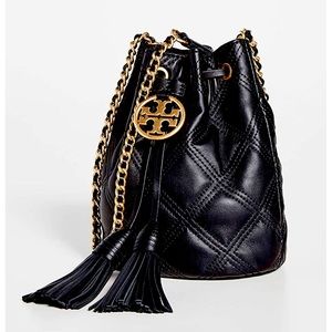 Tory Burch Fleming Mini Bucket Bag